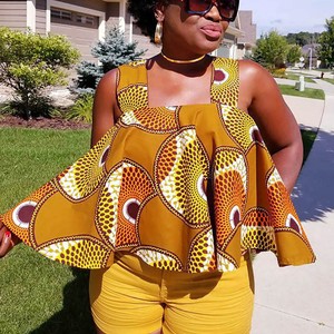 Womens-African-Print-Sleeveless-Tops-Strapless-Blouse-Plus-Size-Casual-T-Shirts