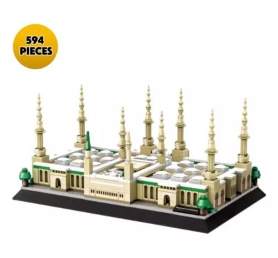 MUSLIM BLOCKS Moschee An Nabawi | Islamische Bausteine 594 Teile | Prophetenmoschee | Eid Geschenk