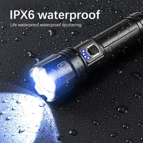 990000 lm LED Torch Zoom Light Super Bright Hunting Flashlight USB Rechargeable - Picture 2 of 16