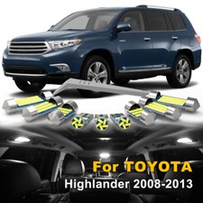 14x White Interior Led Lights For Toyota Highlander 2008-2013 Package Kit 14x White Interior Led Lights For Toyota Highlander 2008-2013 Package Kit
