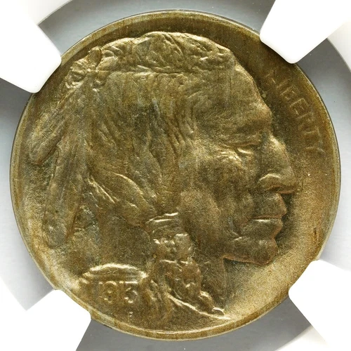 1913 (P) Type 1 Buffalo Nickel NGC MS-64