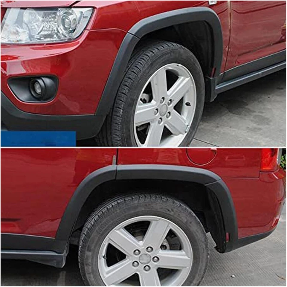 10Pcs/Set Front & Rear Wheels Fender Flares Cover Fit For 2011-2018 Jeep Compass — 第 2/4 张图片