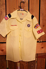 Boy Scouts of America Uniform Ladies Yellow Large Shirt