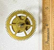 Seth Thomas Clock Movement (No. 44 ?/ See Pics) Strike Side 3rd Wheel (KD843)