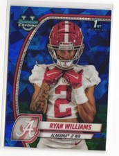 2024 Bowman Chrome University Sapphire Ryan Williams Alabama #53 RW2