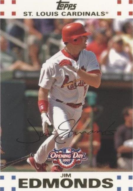 2007 Topps Opening Day - Jim Edmonds #48 - 1 of 1