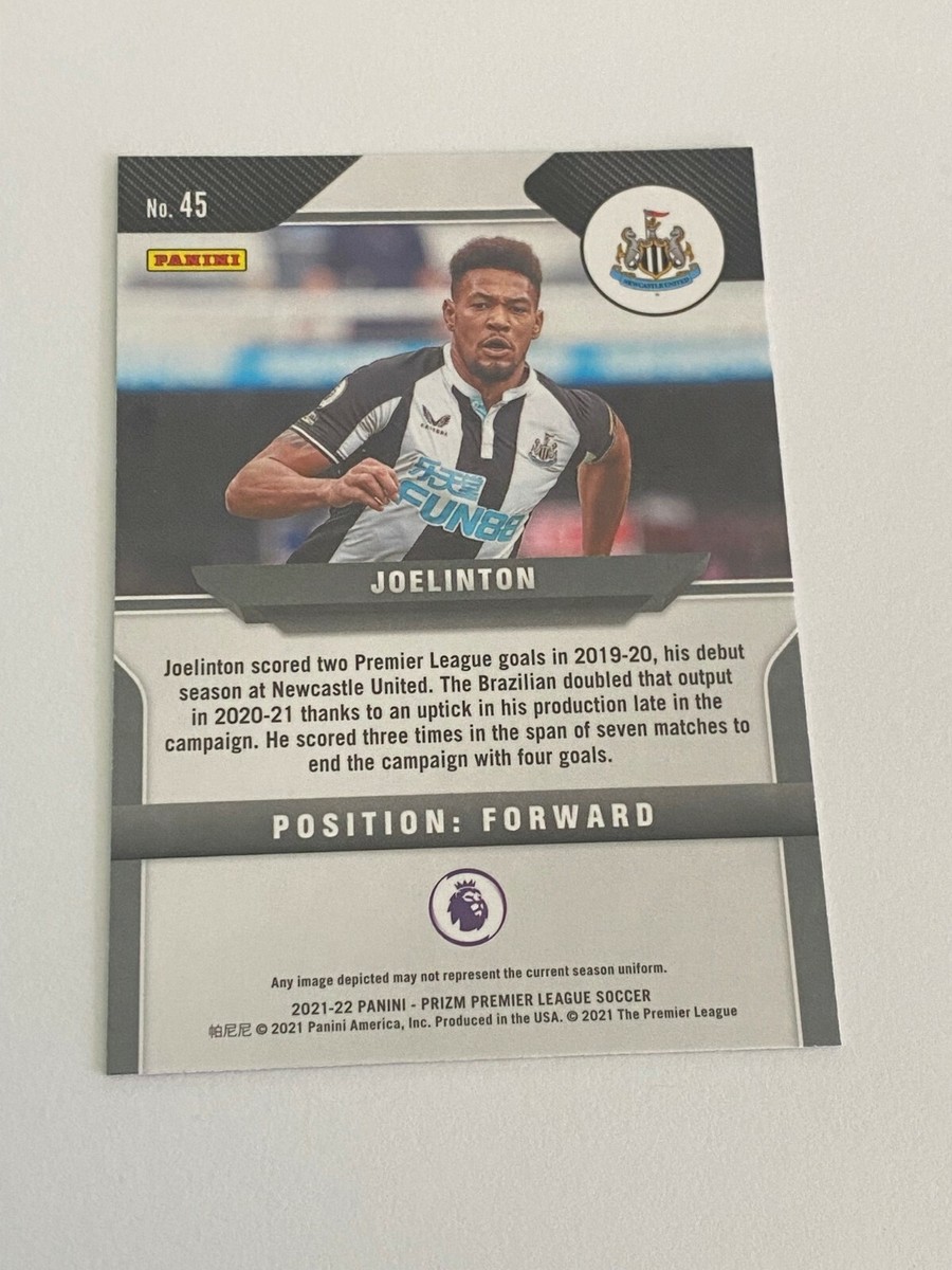 Joelinton 2021-22 Panini Prizm Premier League Soccer #45 Newcastle