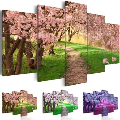 Canvas Wall Art Image Photo Print Flowers Trees Nature c-B-0130-b-n