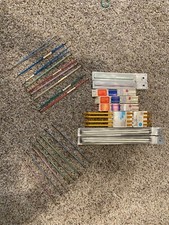 Aluminum Knitting Needles; Lot of 23 Sets, Mixed Sizes and Lengths; New