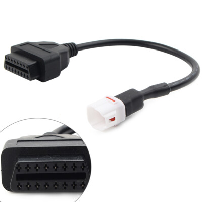Fit Yamaha R1 MT10 FZ10 4 Pin to OBD2 Diagnostic Tool Code Reader Adapter Cable