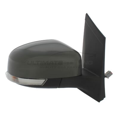 Ford Focus Mk2 2008-2012 Electric Door Wing Mirror Primed Drivers Side Right