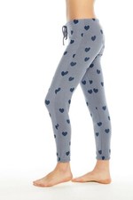 Chaser Women's Blue Printed Lounge Casual Sweatpants Size Medium NEW  