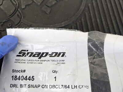 #bg757 Snap-On DBCL7/64B NEW 7/64'' Left Hand Cobalt Drill Bit Mechanic Length
