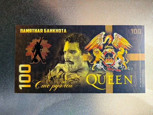 Russia 100 Rubel * QUEEN * Freddie Mercury unc 2021 V.8 - Bild 2 von 2