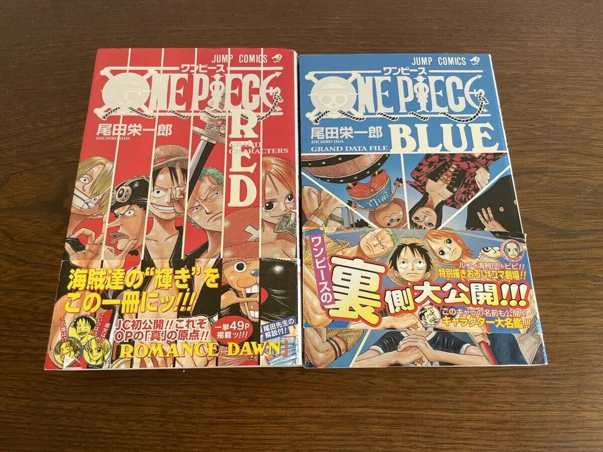 ONE PIECE Grand Characters/Datafile Red/Blue 2 set Japanese ver