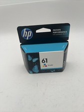 New Genuine HP 61 Color Ink Cartridge In Retail Box EXP 2014