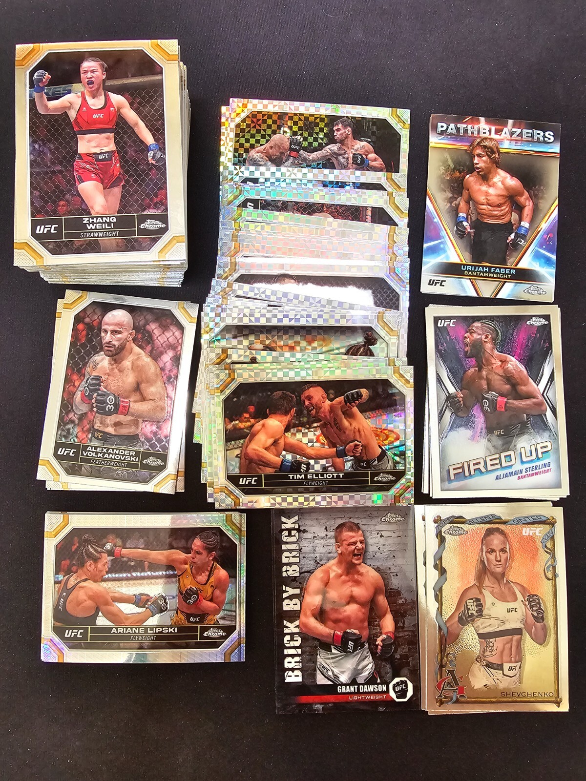 2024 Topps Chrome UFC Base, Inserts, Refractor, Prism + you pick