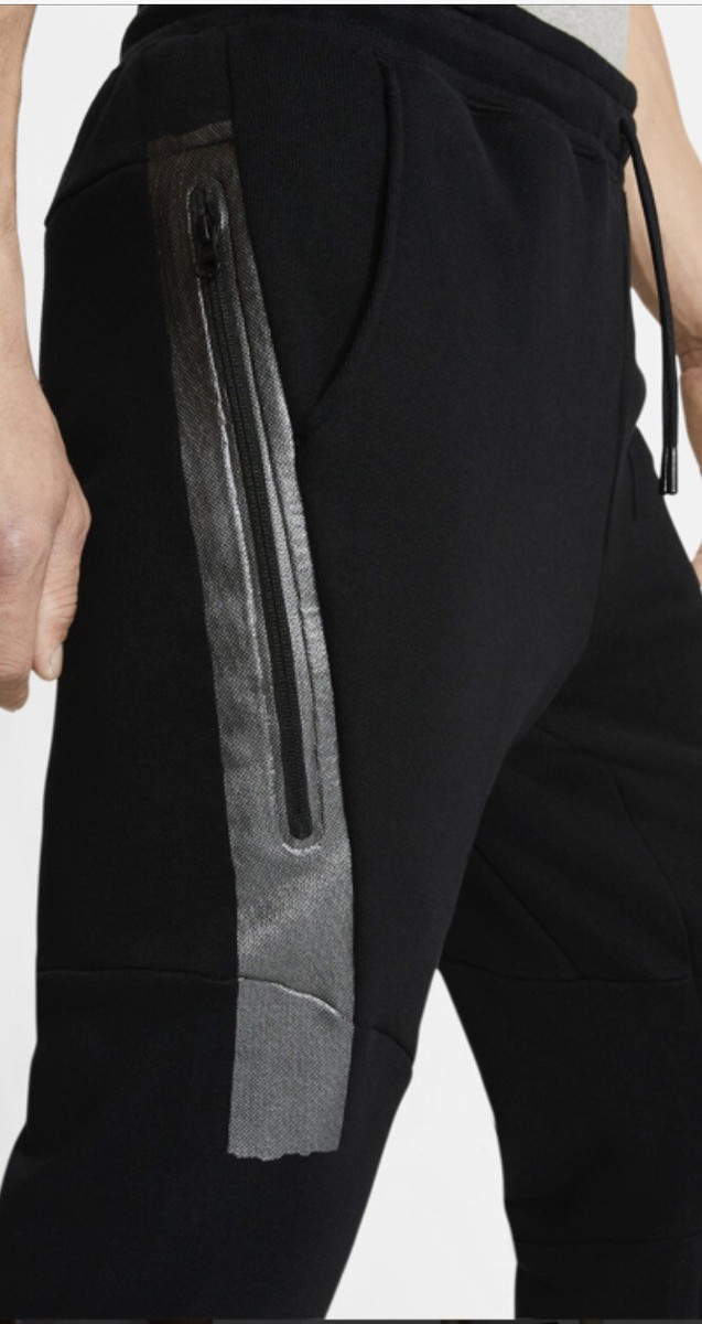 NIKE Sportswear Punk Fleece Pants CU4269-010 Black/Silver NIKE Sportswear Punk Fleece Pants CU4269-010 Black/Silver