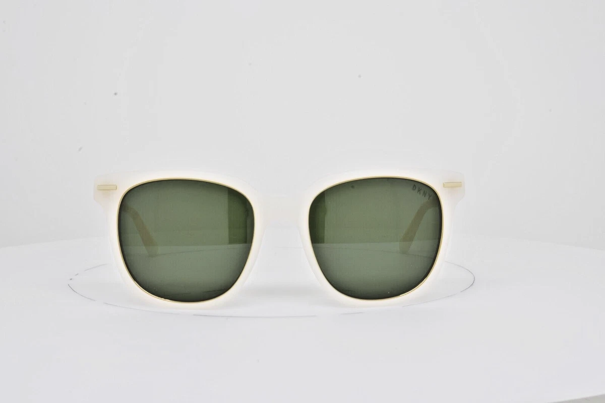 DKNY Sunglasses Ivory frame Green Lens 4141 3N 52-19-135 | eBay display picture 1
