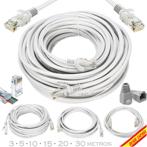 Kabel Netz- RJ45 CAT5E Ethernet Internet Netze Lan Edles 3 5 10 15 20 30 M - Bild 1 von 23