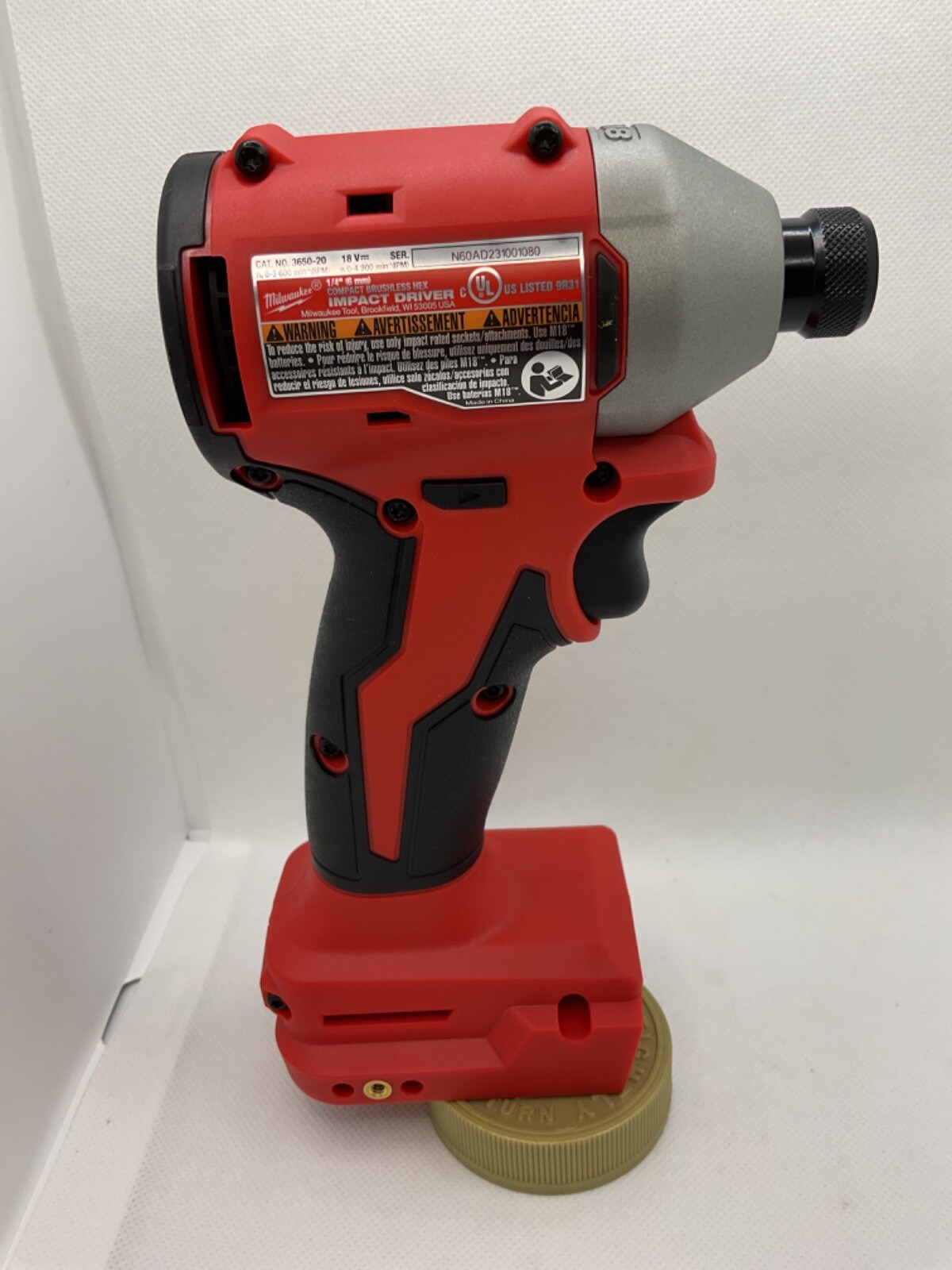 Milwaukee 3650 20 M18 18V Brushless 1 4 Compact Hex Impact Driver TOOL milwaukee-3650-20-m18-18v-brushless-1-4-compact-hex-impact-driver-tool