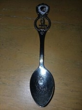 vintage the land of lincoln illinois Fort collectors spoon Made In USA