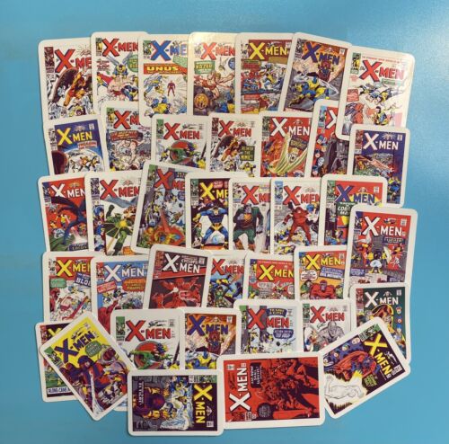 Ensemble d'autocollants de bande dessinée X-Men 40 pièces ensemble d'autocollants Spiderman ensemble de transformateurs - Photo 1 sur 4