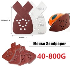 Mouse Sanding Sheets Sandpaper 40-800 Grit Polishing For Black & Decker Sander