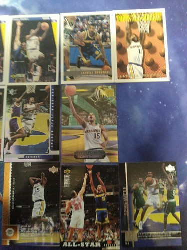 Latrell Sprewell Warriors 20 Card Lot ROOKIE Upper Deck Fleer Topps CYBER-METAL - 第 5/5 張圖片