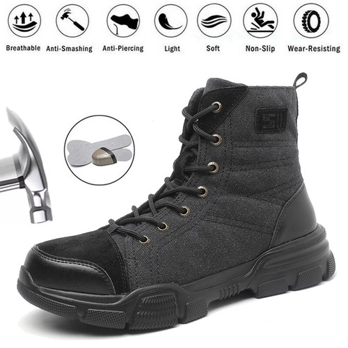Mens Work Boots Military Boots Indestructible Sneaker Bulletproof Boots Combat - Picture 16 of 36
