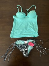 New Small 6 Swimsuit Separates Tankini Bathing Suit NWT