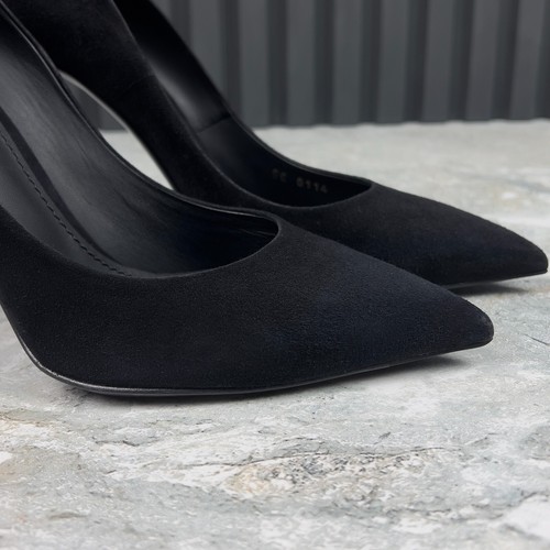 Louis Vuitton Eyeline Pump tacco alto nero scamosciato 10 US o 40 EUR - Foto 7 di 23
