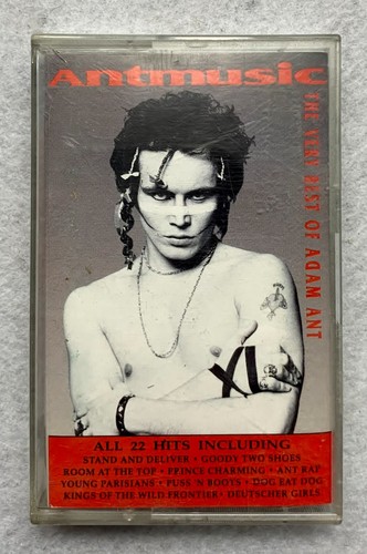 Adam Ant – Antmusic - The Very Best Of Adam Ant, UK Cassette - Picture 1 of 4