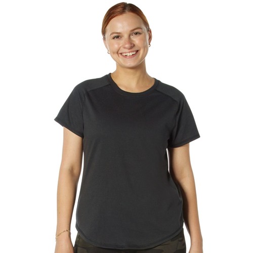 Rothco Womens Essential Moisture Wicking Raglan Sleeve T-Shirt Crew Neck Shirt - Bild 2 von 26