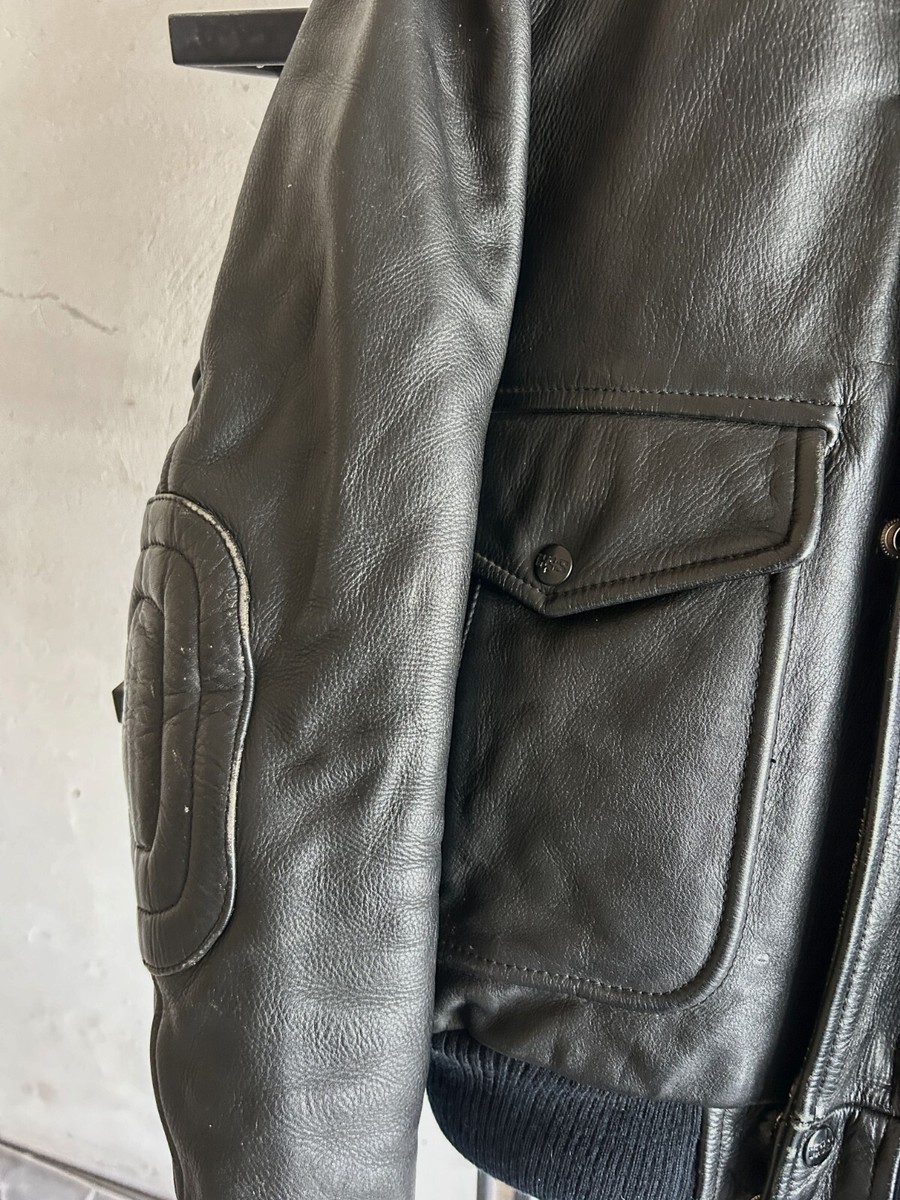 Vintage Rick Owens Chrome Hearts Style Moto Racing Leathre Jacket