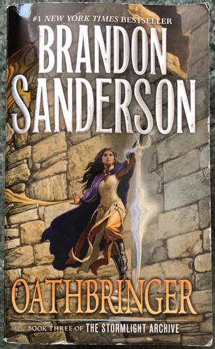 Oathbringer, Brandon Sanderson, paperback, 9th printing, Stormlight Archive 3