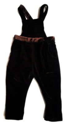 chocolate velvet jumpsuit