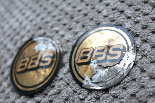 Rare Original BBS Alloy Wheel Center Cap Cover Hub Logo Sticker 42mm - Picture 3 of 4