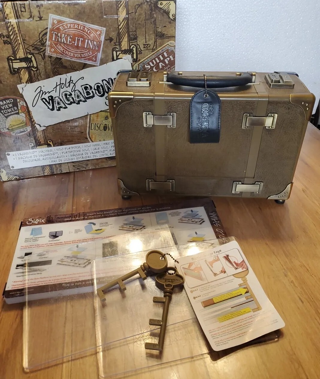 SIZZIX Tim Holtz VAGABOND Electric Powered DIE CUTTING EMBOSSING