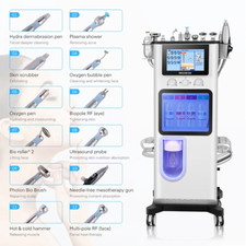 Máquina de elevación BIO de agua peeling de piel hidrodermoabrasión facial 13IN1 plasma acuático