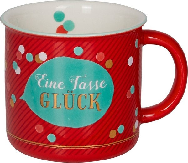 "Porzellan-Tasse, \"Eine Tasse GlüCk\" Die Spiegelburg, 18083 - Kaffeetasse Tassen"-image