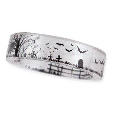 Fledermaus Friedhof Ring Batcave Gothic Bat Gotik Vampir Kunstharz etNox UR1000