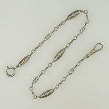 Rare Antique Silver Chain Pocket Watch for Men's fusee repeater tourbillon RAR