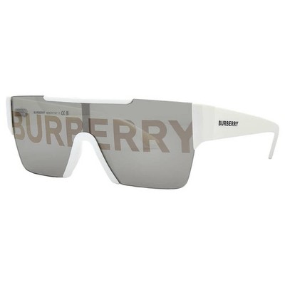 Burberry Grey / Burberry Silver / Gold Shield Men's Sunglasses BE4291 3007H 138