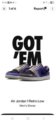 ZION WILLIAMSON x JORDAN 1 RETRO OG LOW VOODOO ALTERNATE SIZE 10 PRE-SALE GOT EM