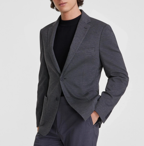 Calvin Klein Men's Slim-Fit Solid Knit Sport Coat Blazer 40R E07963