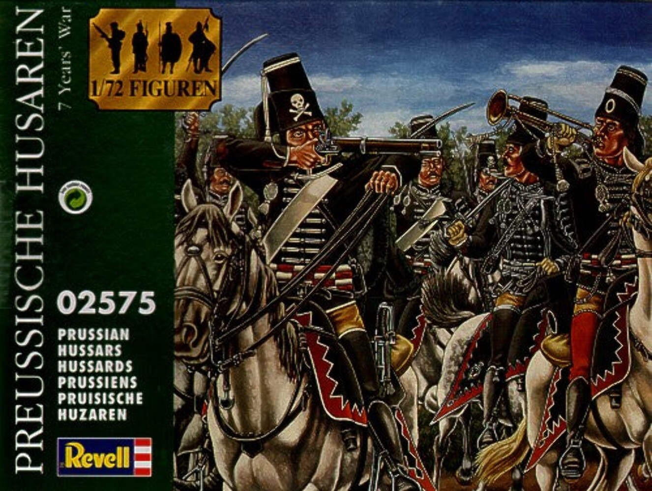 Revell/Waterloo1815 02575 1:72 Prussian Hussars. 7 Years War.