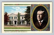 Columbia SC-South Carolina Woodrow Wilson's Boyhood Home Vintage Postcard Card