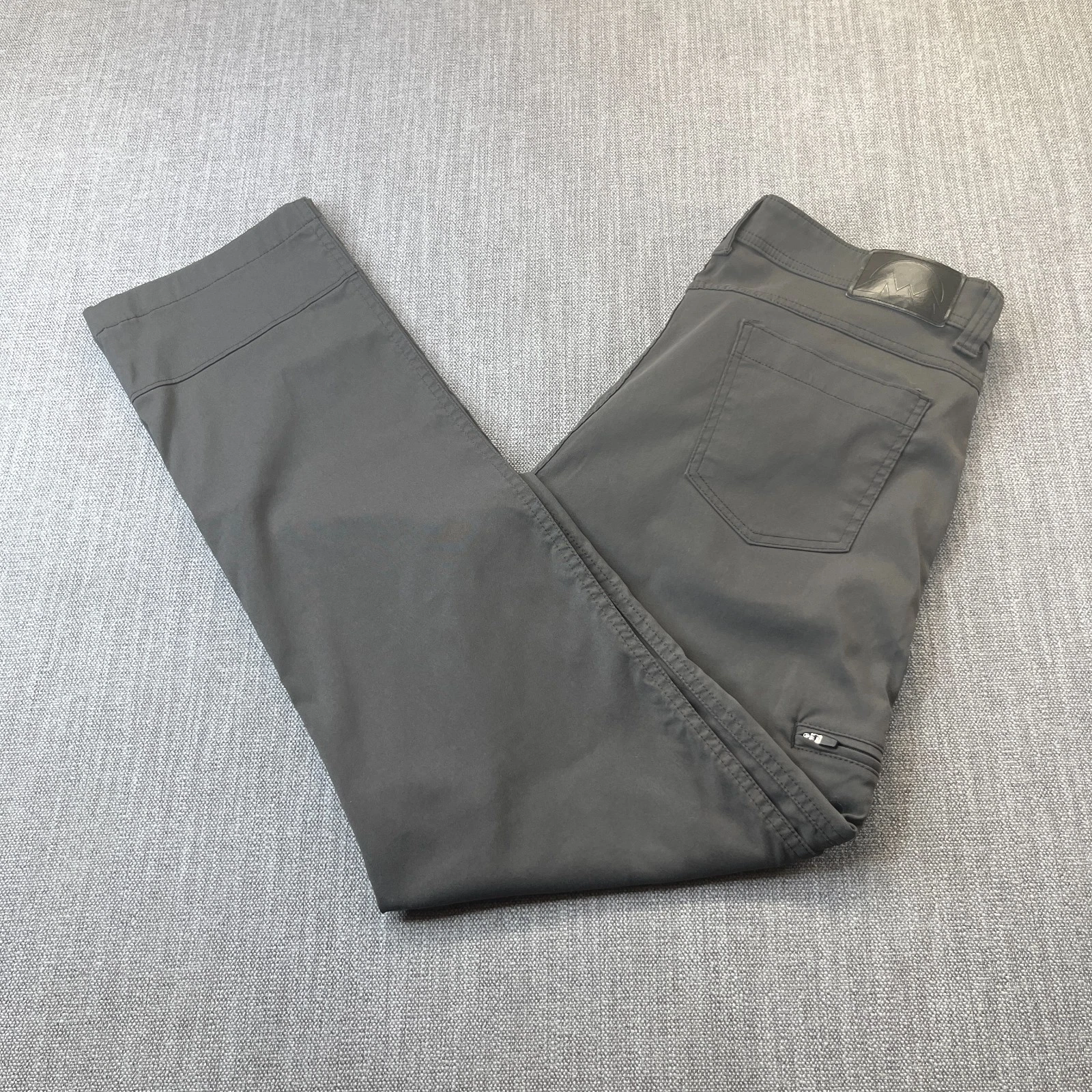 Wrangler ATG Pants Mens 38 x 32 Brown Straight Leg Performance Stretch Outdoor