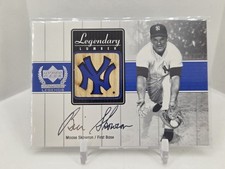 2000 UD Yankee Legends Moose Skowron GOLD Legendary Lumber Game Used Bat A